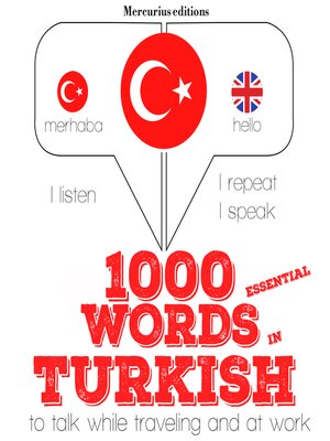 cover image of 1000 essential words in Turkish